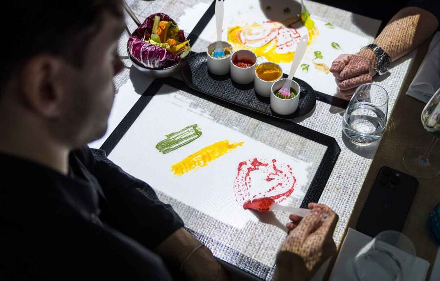 Immersive dinner experience at 7 Paintings